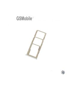 SIM and SD Card Tray for Oppo A15S Silver