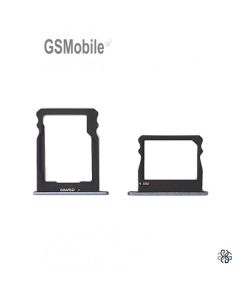 Set bandeja SIM & Micro SD Huawei Shot X, Honor 7i Gris