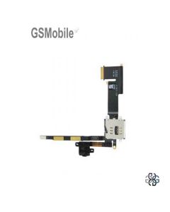 Flex conector de audio jack & lector sim & conectores de placa iPad 2 3G, WIFI