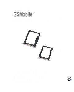 Set bandeja SIM & Micro SD Huawei Mate 7 Plata