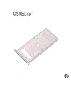 Bandeja SIM & Micro SD Huawei Y7 Plata