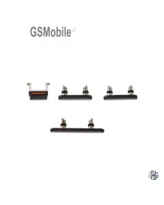 Set de botones laterales iPhone XS MAX Original Negro