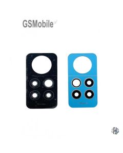 Cristal cámara + Marco para Xiaomi Redmi Note 12 Pro 4G Azul