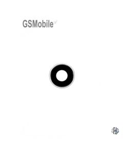 Cristal cámara con marco para iPhone XR Blanco