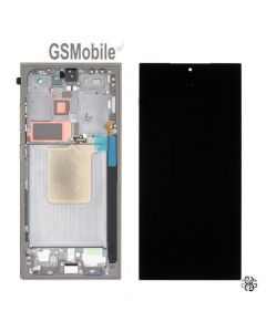 Original Full Screen Assembly for Samsung S24 Ultra Galaxy S928B Gray / Titanium