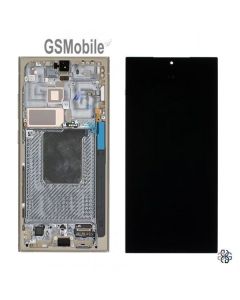 Original Full Screen Assembly for Samsung S24 Ultra Galaxy S928B Yellow