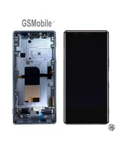 Pantalla completa con marco para Sony Xperia 5 Original Gris