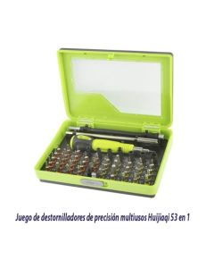 Juego de destornilladores de precisión multiusos Huijiaqi 53 en 1