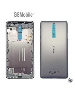 Tapa trasera Nokia 8 Plateado Original