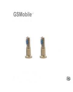 Juego de 2 tornillos externos iPhone 7 Plus Dorado 