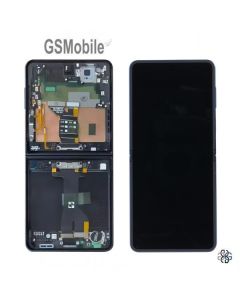 Original Full Display Assembly with Frame for Samsung Galaxy Z Flip7 5G F766B – Black
