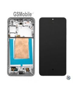 Original Display Assembly with Frame for Samsung S25 FE 5G Galaxy S731b White