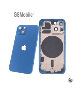 Middle Frame with Back Cover for iPhone 13 Mini Blue