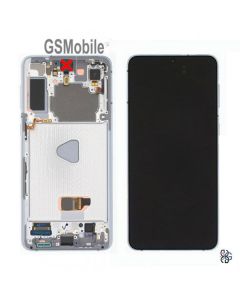 Complete Screen for Samsung S21 Plus 5G Galaxy G996 Silver Original
