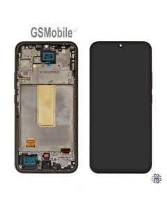 Écran Complet avec Châssis pour Samsung A34 Galaxy A346B Noir - OLED